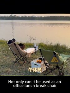 【REECHO OUTDOOR】Camping chair Kerusi healing With cotton moon chair strong load-bearing capacity