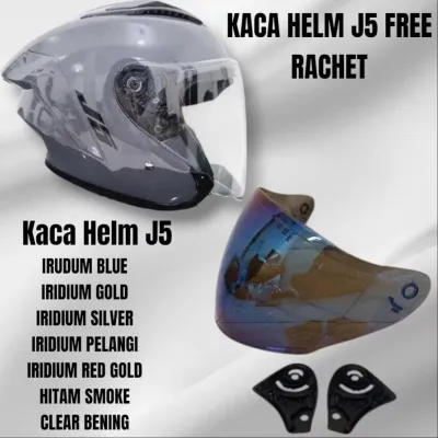 KACA HELM MLA J5 ST15 RR15 FREE RACHET/DUDUKAN