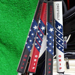 CRESTGOLF Putter Grips U.S TOUR Golf Flag Putter Grips PU Golf Club Grips Antiskid Golf Grip