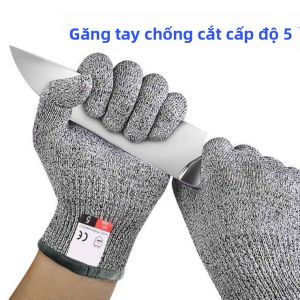 Huayu | Găng Tay Chống Cắt Mức 5 Chống Xuyên Thủng Chịu Mài Mòn Chống Trượt Thoáng Khí Dành Cho Sử Dụng Đặc thù