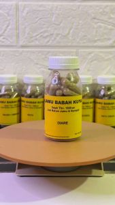 OBAT HERBAL DIARE MENCRET ANTI INFEKSI FLU PERUT IBS KEMBUNG MAAG MASUK ANGIN - Jamu Babah Kuya (KAPSUL)