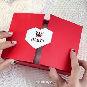 OLEVS | Đồng Hồ Thạch Anh Thanh Lịch Dành Cho Nữ OLEVS Dây Đeo Bằng Thép Không Gỉ Chống Nước Nhập Khẩu Phong Trào Thời Trang Đồng Hồ Đeo Tay Thông Thường