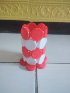 tempat pensil tutup botol kerajinan tangan prakarya terbaru