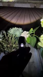 White Laser Flashlight Super Bright Multifunction Outdoor Searchlight Telescopic Zoom Strong Light Rechargeable Portable
