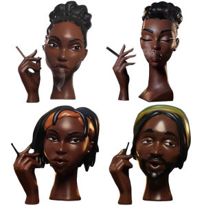 【New Arrival】 Elegant Black Woman Incense Burner for Home Decor Meditation and Aromatherapy Gifts