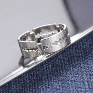 Cazador Stainless Steel Blade Women Mens Ring Finger Rings Jewelry Party Birthday Anniversary Gift Wholesale New Trend 2026