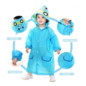 JAS HUJAN ANAK HOODIE / JAS HUJAN LUCU MOTIF HEWAN LUCU / FUNNY RAIN COAT FOR KIDS / Jubah Anti Hujan Kerudung Balita