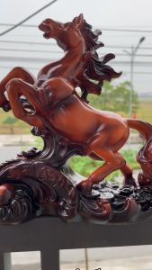 Ngựa Nhất Mã Phi Thiên Trang Trí Phong Thủy Cao 22cm