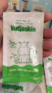 Nước tắm gội thảo dược cho bé Kutieskin tự nhiên lành tính ngăn ngừa và làm dịu mẩn ngứa gói 10ml