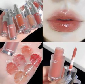Long-Lasting Lipstick Gloss Mirror Glass Lip Balm Moisturizing Lip Color for Students Non-Fading Brand Name Cappuvini