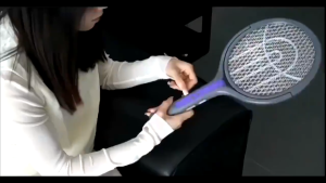 IMUTO 4000V Rechargeable Telescopic Mosquito Killer Racket Electric Mosquito Swatter Handle Lamok Folding Swatter Premium Mosquito Killer