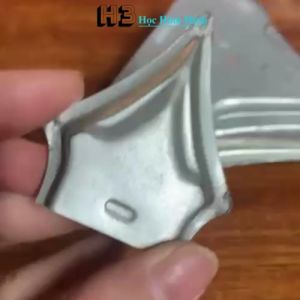 Combo 10 nắp chụp hàng rào 25x50   nút bịt đầu sắt hộp cửa cổng sắt chông hàng rào ( mác tôn ) Học Hóm HỈnh