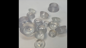 50Pcs Karet Bulat Anti Slip Clear / Kaki Kursi Meja Bulat Transparan / Meja Sofa Pengganjal Karet