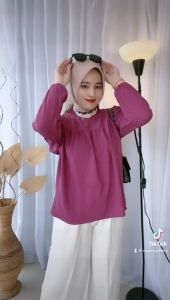DAISY BLOUSE RAYON CRINGKEL | BLUS WANITA KEKINIAN | BLUS WANITA PALING HITS 2021 | BISA COD