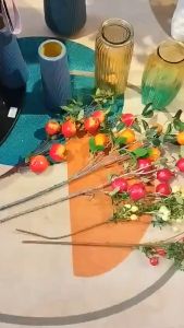 Cành Lựu Trái To Trái Nhỏ Cành Quýt  Nhập Khẩu Trang Trí Ngày Tết Nhà Cửa Quán Xá hàng nhập khẩu loại 1 Trùm Sỉ Gia Thành