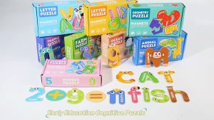 Magnetic Alphabets and Numbers Fridge Magnet Abc Magnetic for kid pupeti szzle ejuk magnet early learning toys