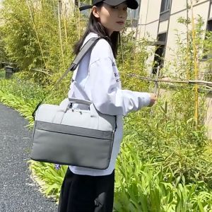 Túi xách chống sốc laptop macbook surface túi công sở nam nữ đeo chéo cặp đựng laptop