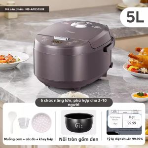 Midea | Nồi Cơm Điện Thông Minh Đa Năng Dung Lượng Lớn 5L