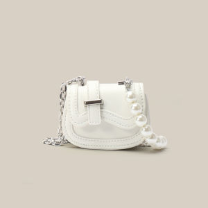 Nocel Original Design Graffiti Student Mini Crossbody Chain Bag Women Key Holder Fashionable Soft PU Leather Small Square Bag