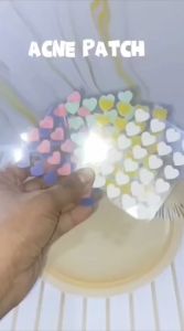 ISI 24 PC Acne Patch Treatment Jerawat Stiker Pimple Tempel Motif Lucu Love Berwarna Warni