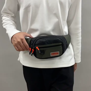 Fashion Waist Bag for Men Large-capacity Cycling Crossbody Chest Bag Anti-theft Mobile Phone Wallet Sling Bag Sports Shoulder Bag