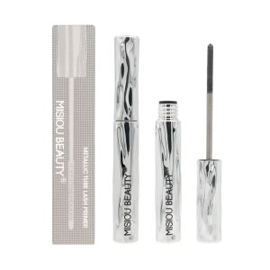 Mascara Dạng Tuýp Kim Loại Chống Nước Màu Đen Sợi Tơ Tằm Làm Dài Mi Cong Mi Không Vón Cục Tạo Hiệu Ứng Mi Nối Xoắn Ốc Trang Điểm Cho Mắt