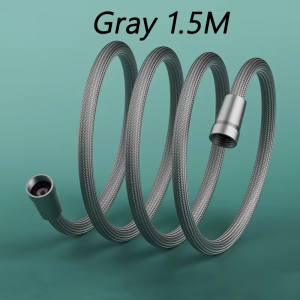 Nylon Rope Braided Shower Pipe 4 Points Universal Water Pipe Hot And Cold Shower Head Explosion-proof Connecting Pipe