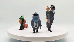 Bandai | New Movie The Bad Guys action figure Toys Kawaii Wolf Piranha Snake Shark Tarantula Anime Doll PVC Animal Toy birthday Gift