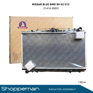 15014 NISSAN BLUE BIRD 1989-1992 U12 RADIATOR ASSEMBLY M/T 380x688x26mm PA26 1ROW 21410-55E01 21410-55E00