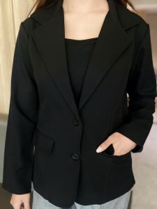 blezer kerja wanita lengan panjang jas wanita kantor kekinian