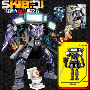 Đồ Chơi Lắp Ráp Khối Titan TV Phiên Bản Nâng Cấp 3.0 Người Đi Vệ Sinh Vs Người Giám Sát Đồ Chơi Trí Tuệ Trẻ Em 8 Hạt Nhỏ