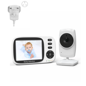 BabyStar 3.2Inch Wireless Video Baby Monitor With Lullabies Auto Night Vision Two Way Intercom Temperature Monitoring Babysitter