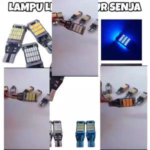 Lampu LED T10 T15 45SMD Super Bright Canbus Sein Senja Mundur 45 Titik