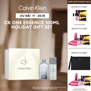Set Nước hoa Nam Nữ Calvin Klein CK One Essence 100ml + Xịt khử mùi 150ml (Phiên bản kỷ niệm 30 năm)