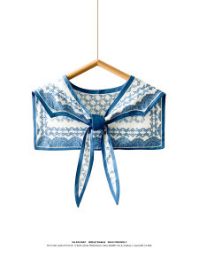 WEIAI | Lightweight Summer Shawl Womens Fashion Doll Collar Decorative Neck Warmer Shirt Scarf Shoulder Cover UV Protection Korean Style