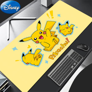 Bandai | 90x40cm Mouse Pad P-Pokemon Pikachu pc speed For e-sports players Office Laptop Computer Keyboard Pad Non Slip Desk Mat Mousepad