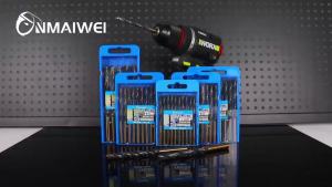 10 Chiếc M2 Mũi Khoan Xoắn 1-13 Mm Hợp Kim Thép Coban Cường Lực Cao Để Gia Công Kim Loại Vừa Nhám Vòng Chuôi Khoan Lỗ