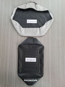 Combo Áo Yên Trước Sau Cub 87 81 Đen Form Zin Hàng Đẹp Loại 1 . Lưu Ý Ra Thợ Bấm Ghim . Da Yên Thái Dầy Mịn NK Vvv...Zvx