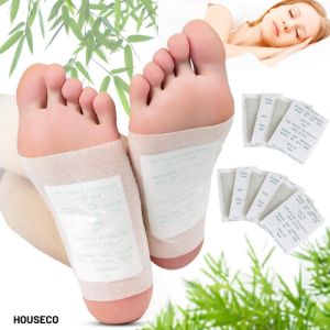 HouseCo KINOKI DETOX FOOT PADS | Foot Relief Accessories | Dermacare | Detox | Moisturizing | Kinoki Cleansing Detox Foot Pads | Organic Herbal Cleansing Patches | Removes Body Toxins | Effective Detoxifying Pads | Health Care Relax Body | Relieves Stress