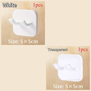 1-10pcs Wall Mount Shaving Razor Holder Shaver Rack Self Adhesive Power Plug Socket Rack Bathroom Kitchen Storage Holder