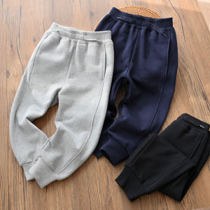School Uniform Long Pants for Children 170-180 Yards Boys And Girls Sporty Autumn Spring Cotton Fleece Kids Clothing