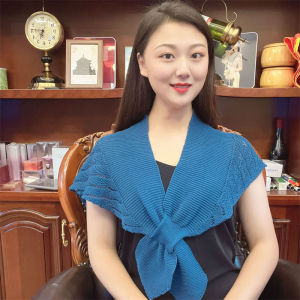 Khăn Choàng Cổ Dệt Kim Mùa Hè 2025 Cho Nữ Khăn Quàng Cổ Nhỏ Giữ Ấm Cổ Phong Cách Hàn Quốc Trang Trí Màu Trơn Mùa Thu
