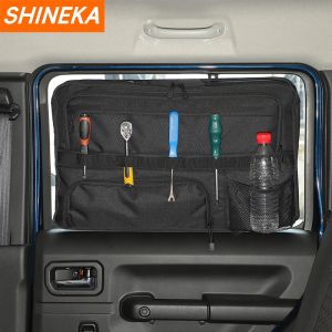 Túi Đựng Đồ Phía Sau Cửa Kính Xe SHINEKA Dành Cho Suzuki Jimny 4 Cửa 2019+ Chery Jetour Traveler T2 2023+ BJ40 2024+ Chất Liệu Vải Oxford Nhẹ Có Thể Điều Chỉnh