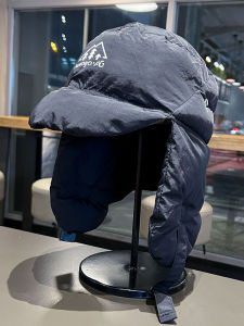 Lightweight down Cotton Ushanka Autumn and Winter Easiest for Match Skiing Flight Helmet Mens and Womens Outdoor Cycling Cold Protection Earflaps Cap