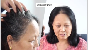 AUGEAS C6 Chestnut Brown 500ml Hair Color Hair Dye Shampoo Herbal 100% FDA APPROVED