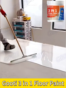 3 In 1 Epoxy Floor Paint Free Brush Anti Slip Wear Resistant Waterproof Suitable for cement floor Warehouse Workshop Outdoor Indoor