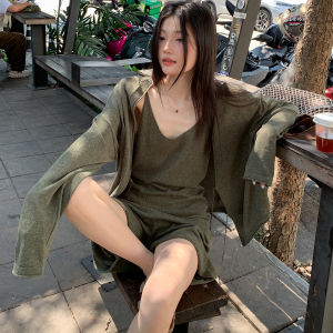 Korean Style Leisure Set for Women 3 Pieces