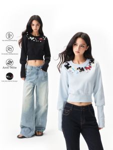Apea | Starry & Cute Patterned Air Cotton Hoodie
