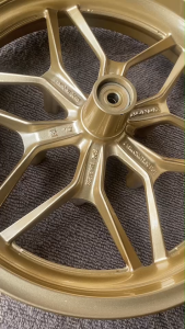 ล้อแม็ก แท้ !!! FORZA-300 ปี 2018 สีทองอ่อน ขายเป็นคู่ ไม่แยก HONDA 1 คู่