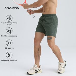 SOONION | Quần Short Nam Thoáng Khí cho Hoạt Động Ngoài Trời Mùa Xuân